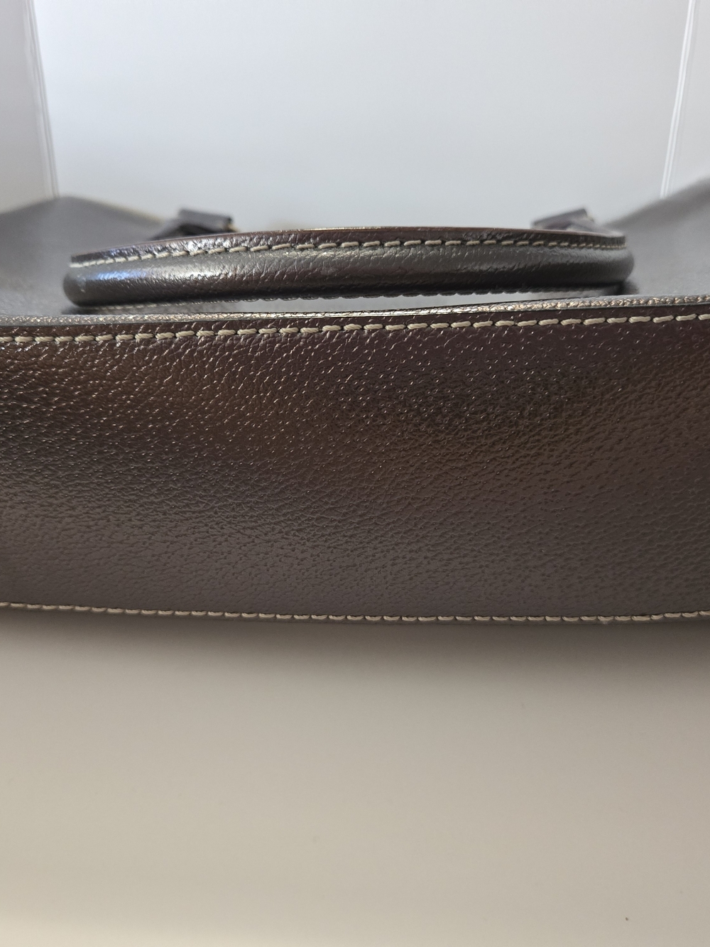 kate spade Metallic Brown Pebbled Leather Tote - Picture 3 of 4